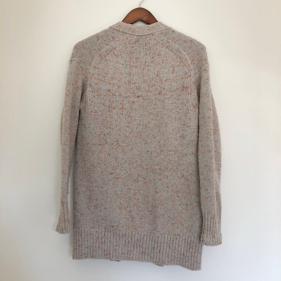 Point Sur Cardigan Womens Size XXS Beige Orange Oversized Knit Donegal Academia - Picture 10 of 11